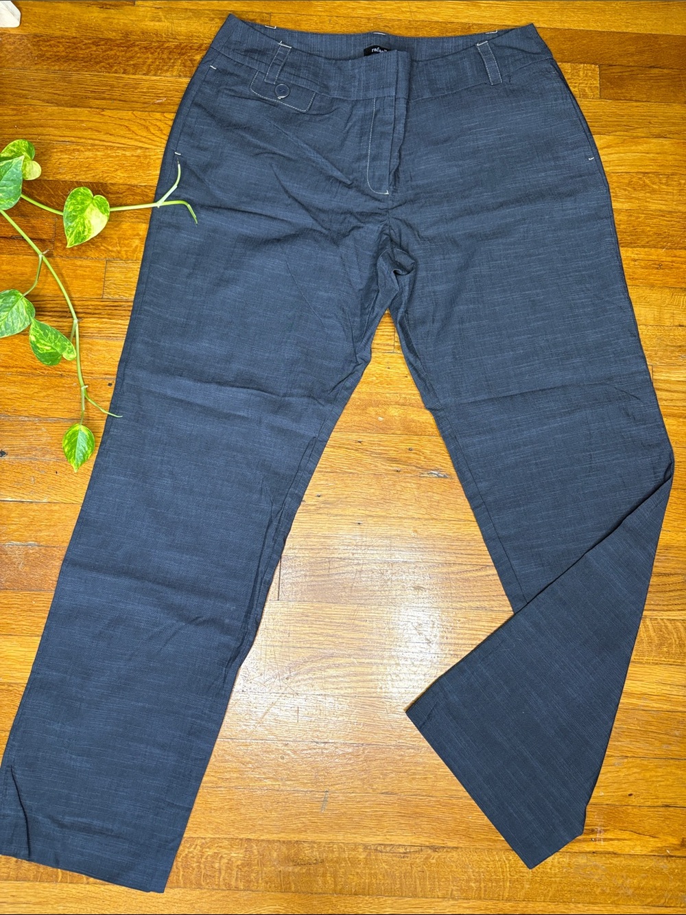 Rafaella Women's Charcoal Straight-Leg Jeans